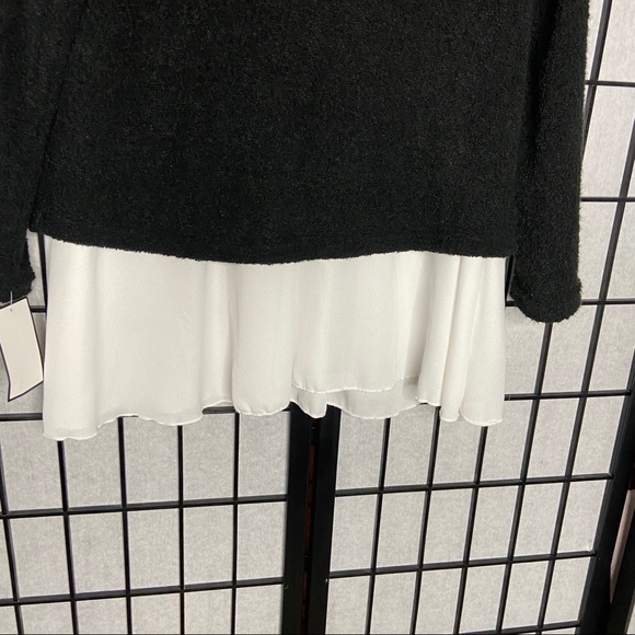 Goodnight Macaroon Knitted Sweater with Mock Layer - Picture 3 of 6